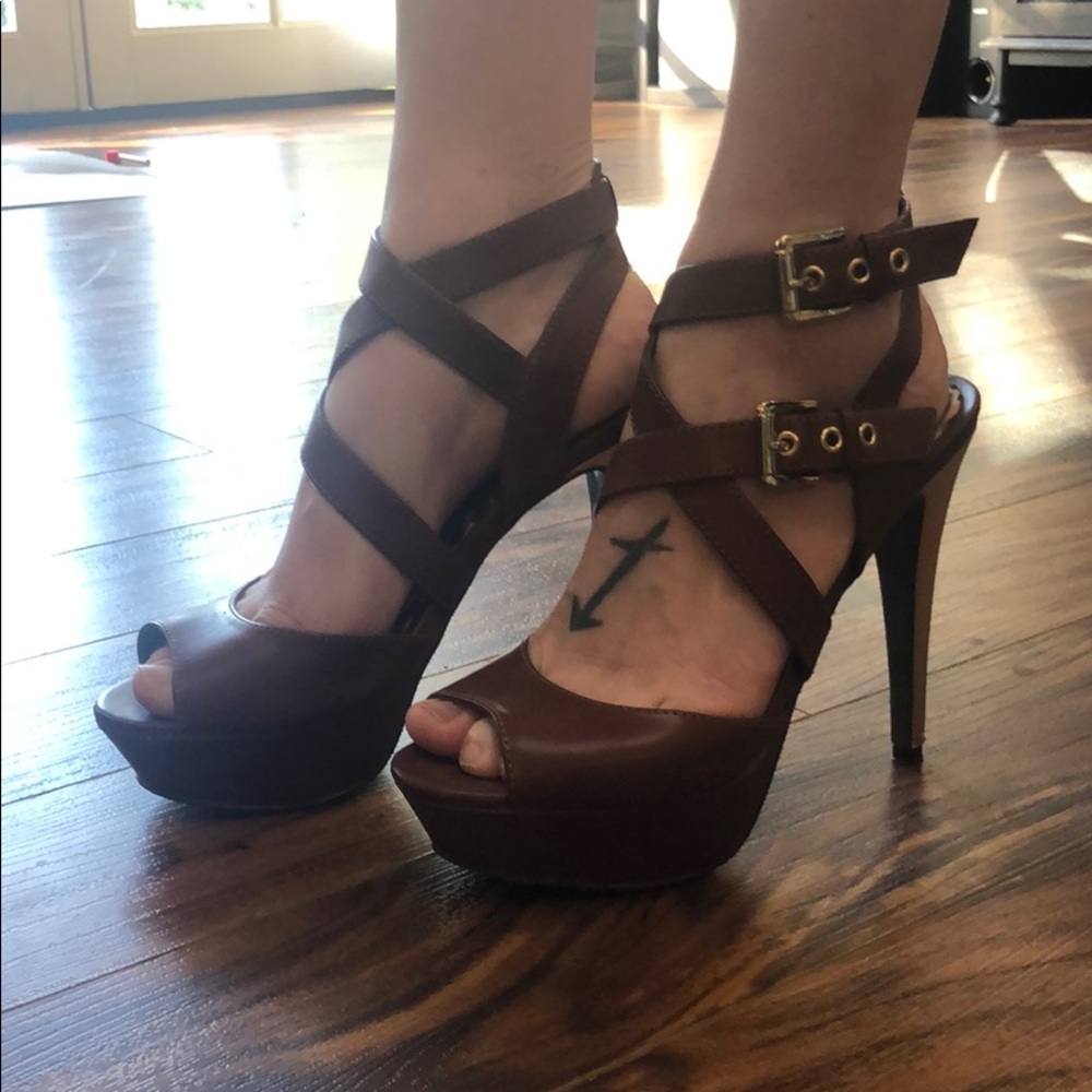 G by Guess Strappy High Heels